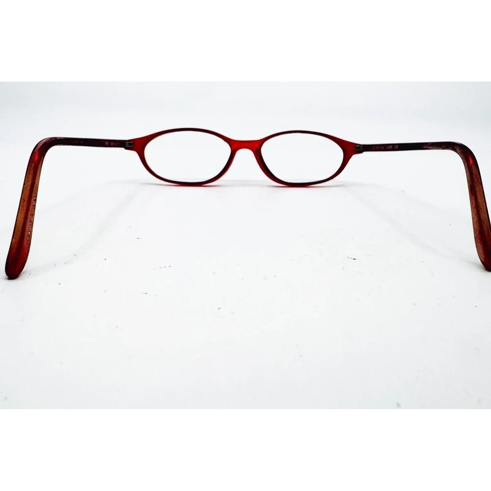 New Globe Eyeglass Frames Womens Red L 4309 Oval Full Rim 45-15-135